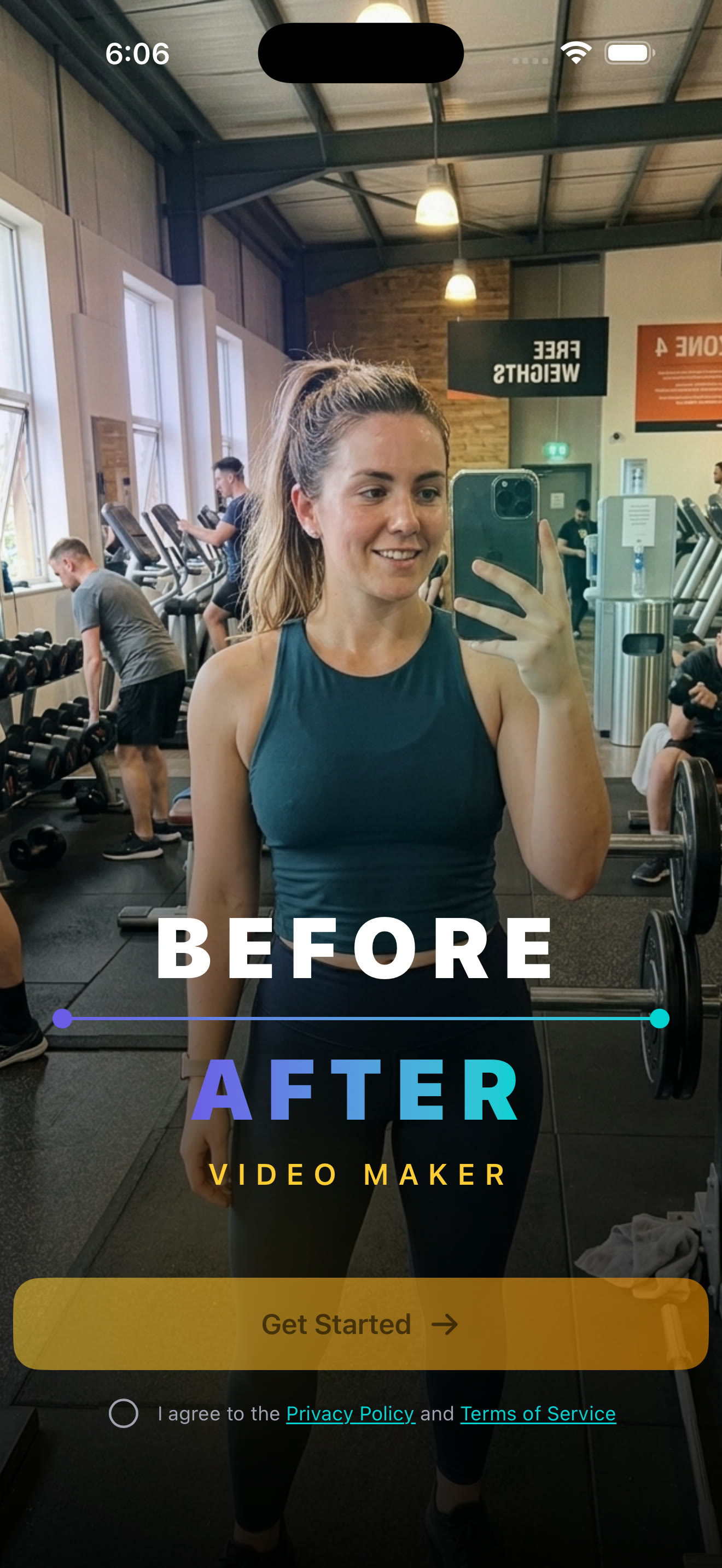 Before and After Reels Maker iOS App Screenshot