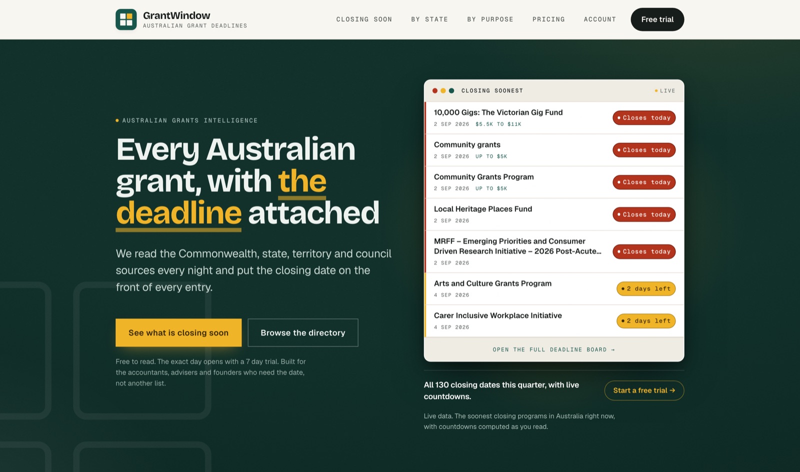 GrantWindow preview