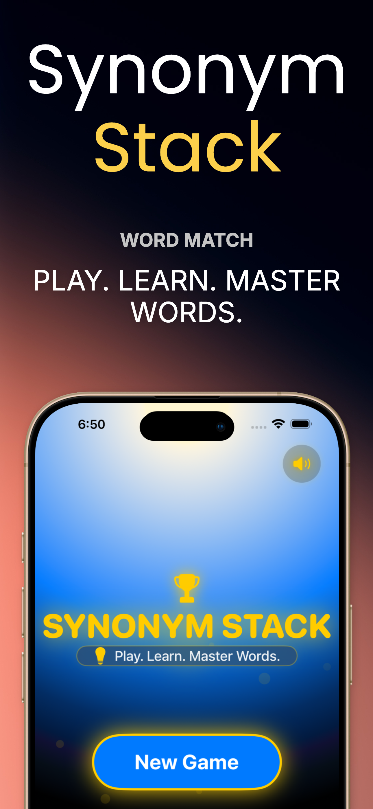 Synonym Stack - iOS Word Game App